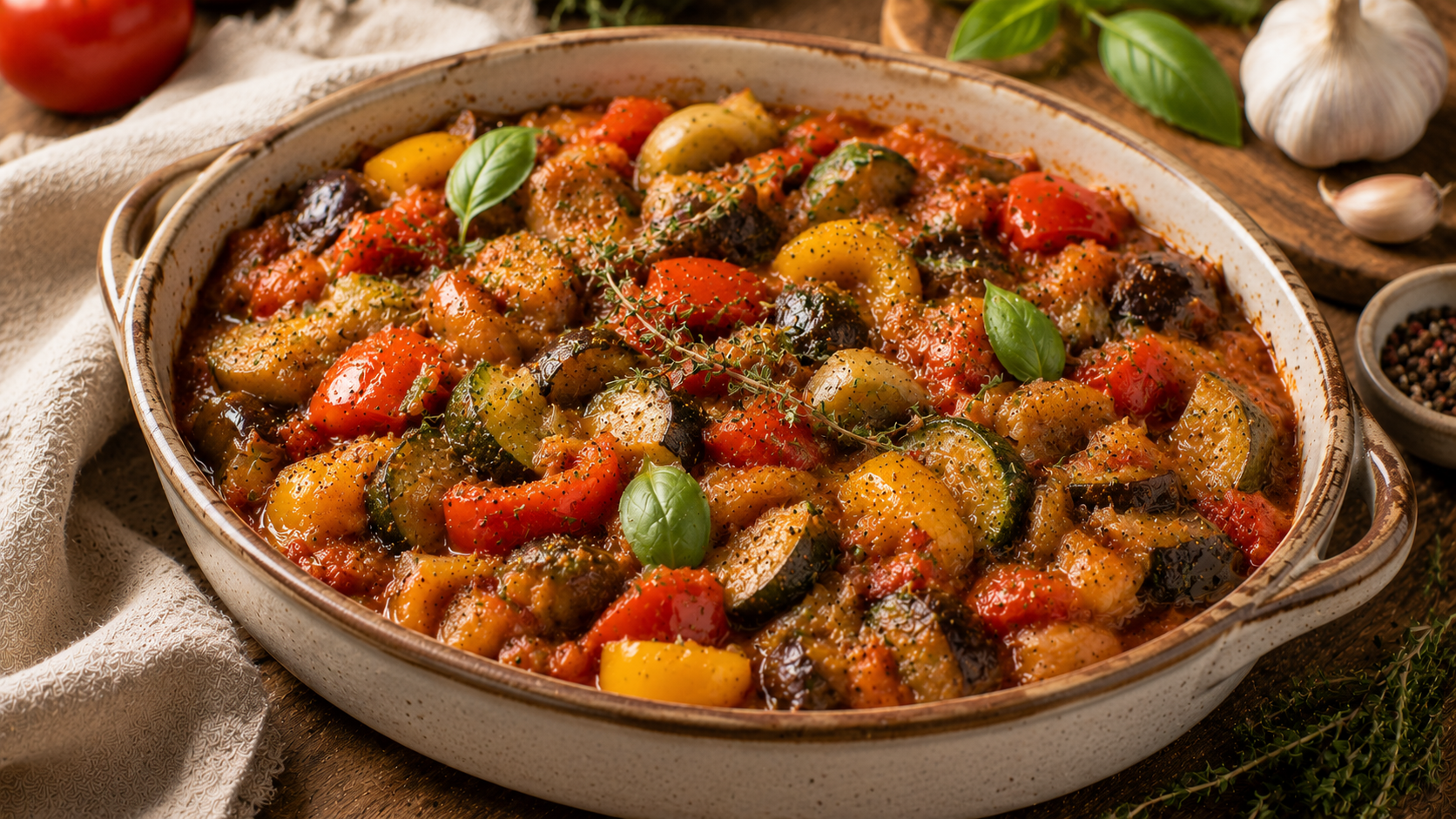 Ratatouille mijotée