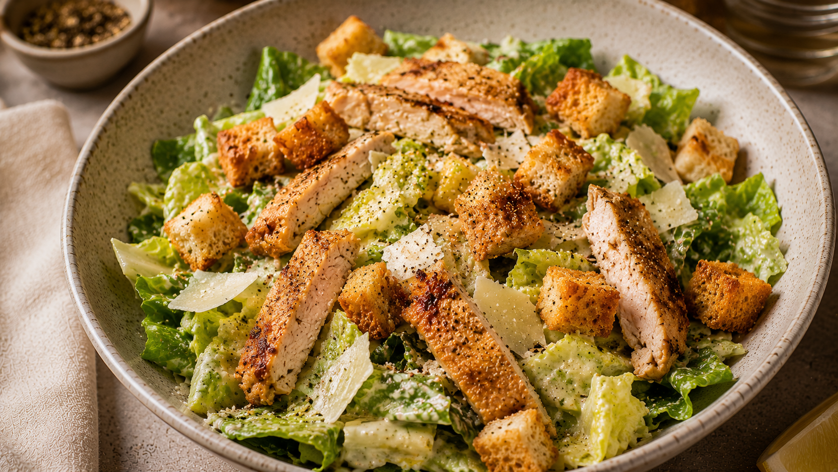 Salade César maison
